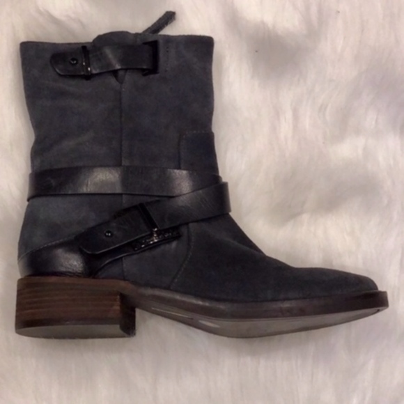 Louise et Cie Valencia Moto Grey Suede Boot - Picture 3 of 7